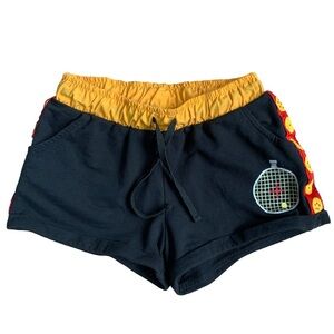 Dragon Ball Z Black and Yellow Women's Athletic Shorts